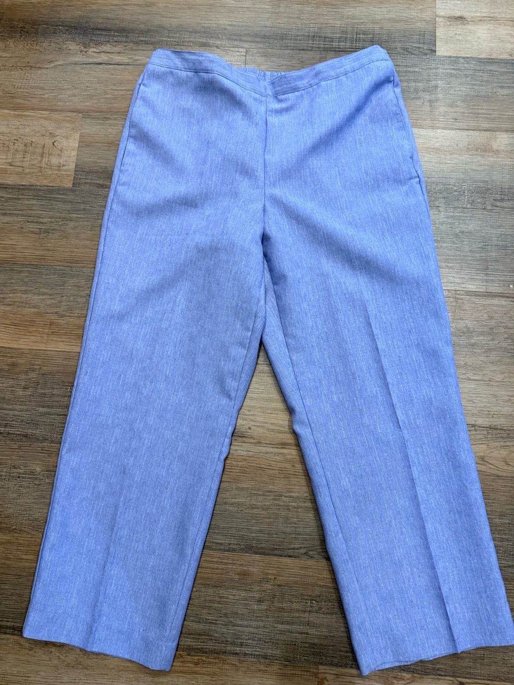 Alfred Dunner Lavender Elastic Waist Pull On Pants